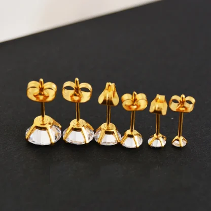 Luxury Stud Earrings with Bling Design - Image 12