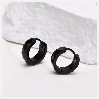 Geometric Hoop Earrings for Men and Women - Image 11