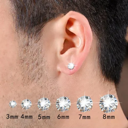 Luxury Stud Earrings with Bling Design - Image 2