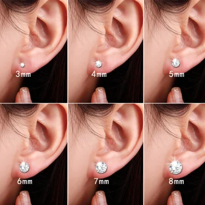 Luxury Stud Earrings with Bling Design - Image 3